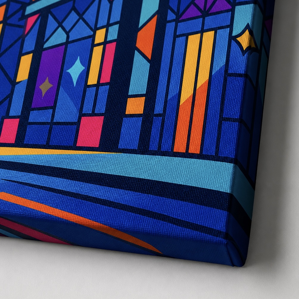 Tableau Flamme Urbaine – Pop Art Contemporain Coloré détail tableau flamme urbaine texture pop art contemporain spektra