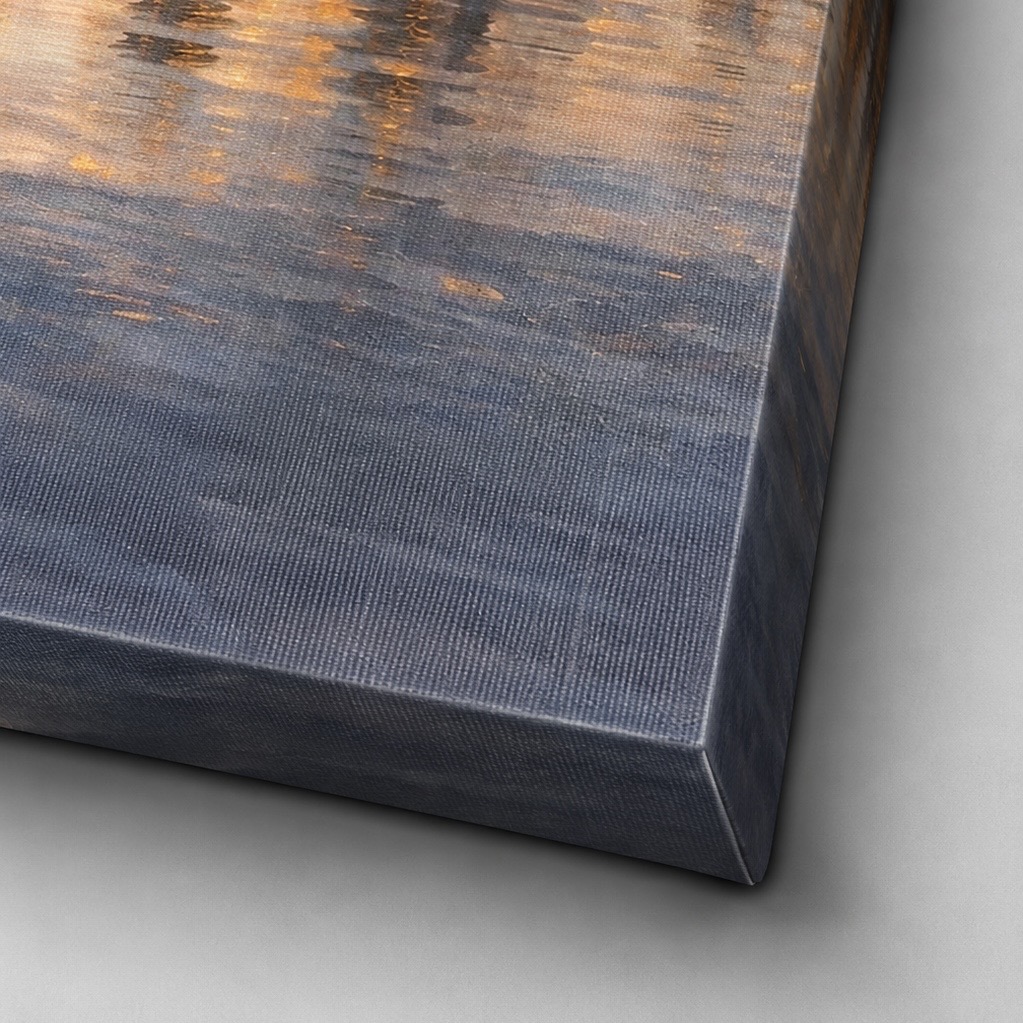 Tableau Chicago Skyline – Lumières Urbaines Contemporaines detail toile chicago skyline impression canvas haute qualite