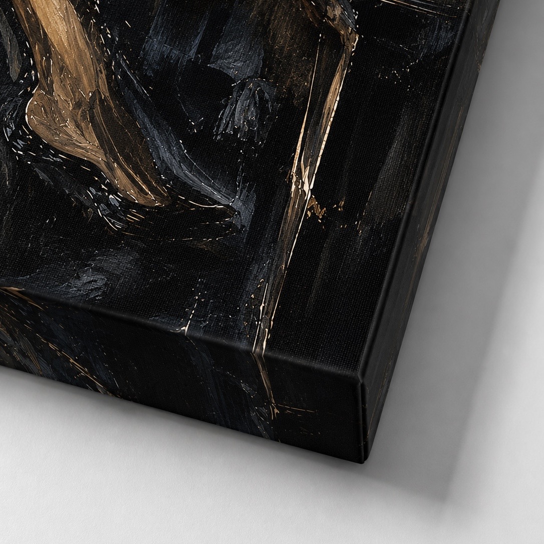 Tableau Piano Bohème – Bohème Melody détail toile tableau piano bohème impression canvas art contemporain