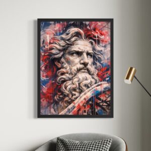 Accueil tableau heritage divin encadre art mythologie contemporaine spektra