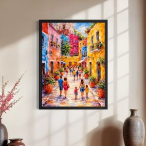 tableau la dolce vita dans une décoration chaleureuse et raffinée