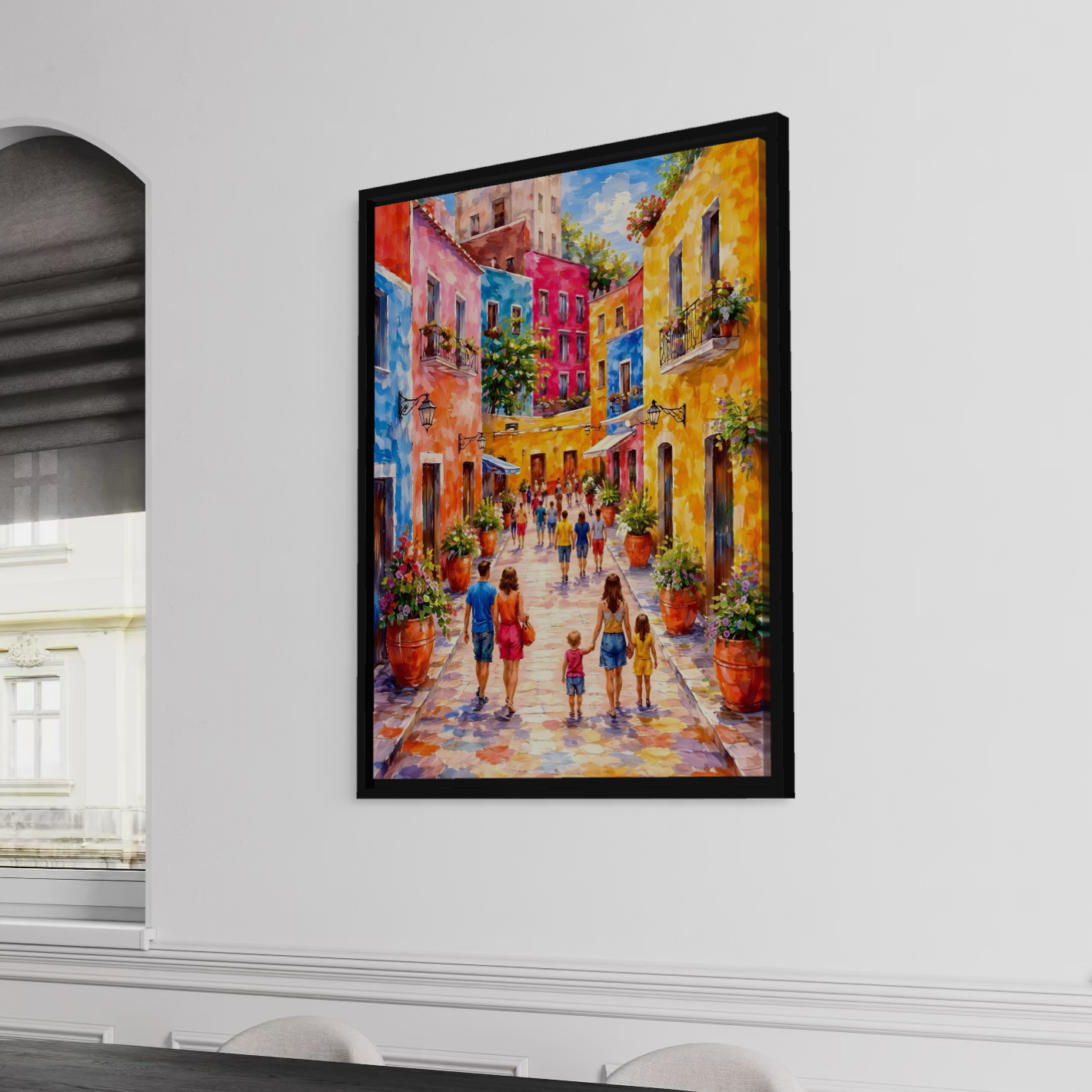 tableau la dolce vita dans une décoration murale élégante et moderne