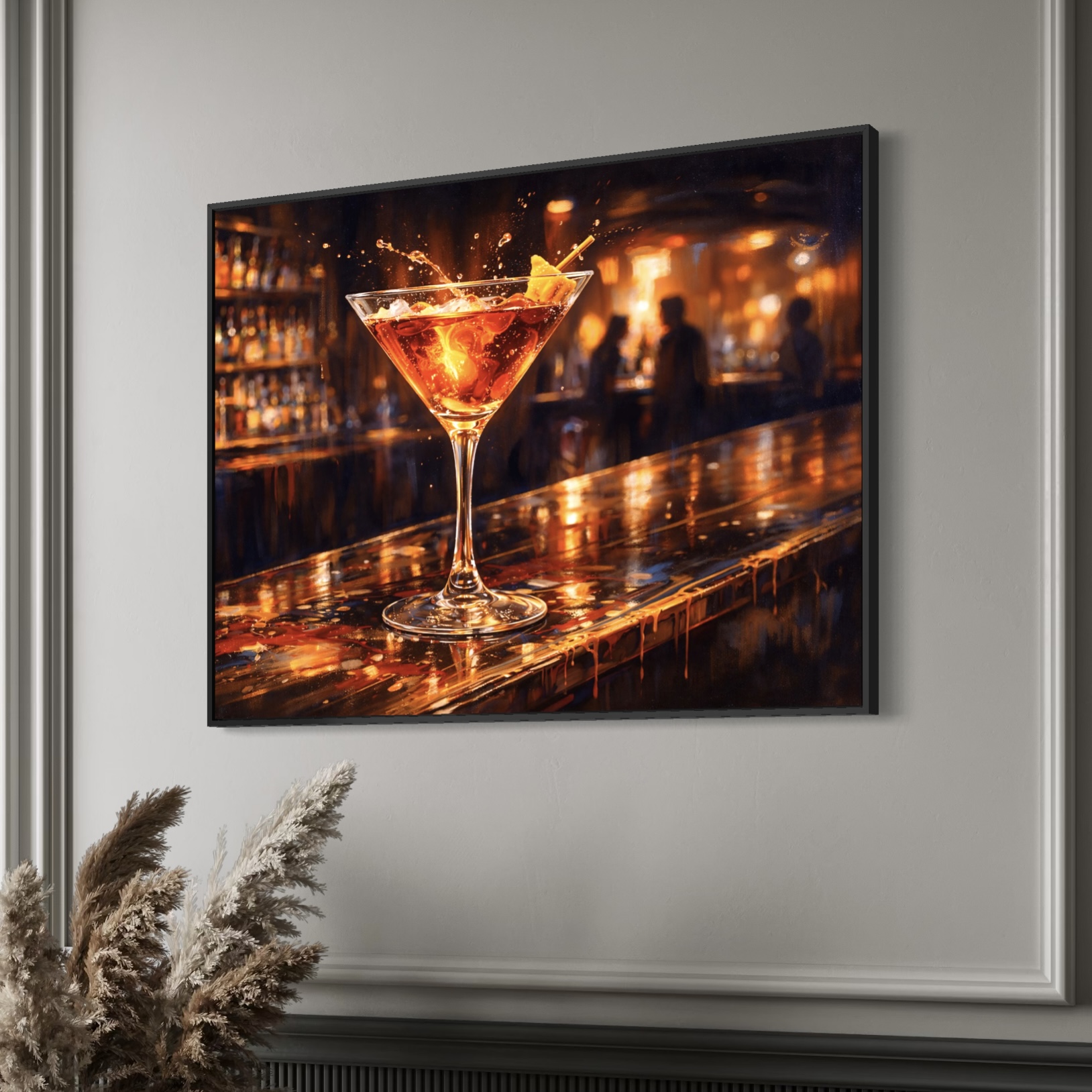 tableau cocktail midnight martini ambiance bar lounge spektra gallery
