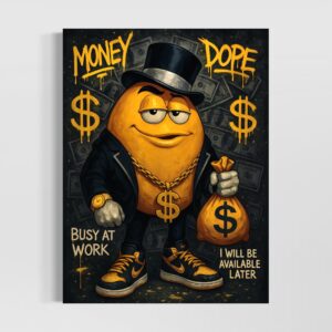 Accueil tableau mentalite millionnaire pop art luxe business argent entrepreneur spektra