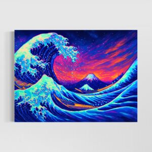 Accueil tableau-chant-des-abysses-vague-japonaise-neon-mont-fuji-art-contemporain