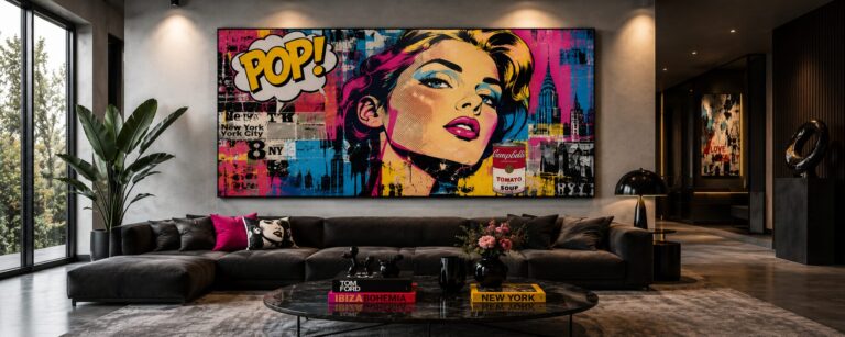 tableau pop art decoration spektra